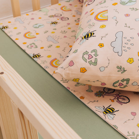 Bettwäsche-Set – Liebe deinen Planeten