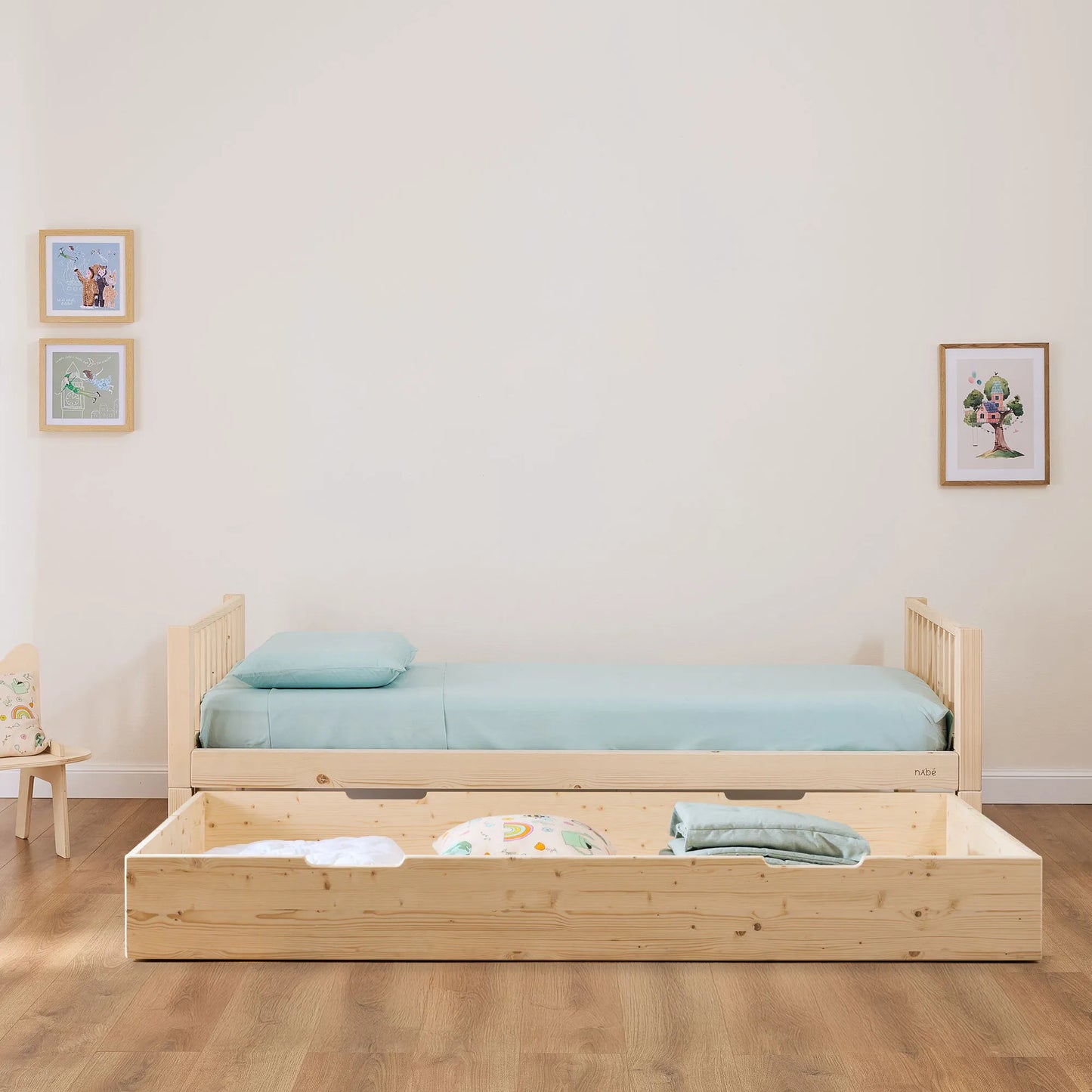 Ausziehbarer Bettkasten zero+