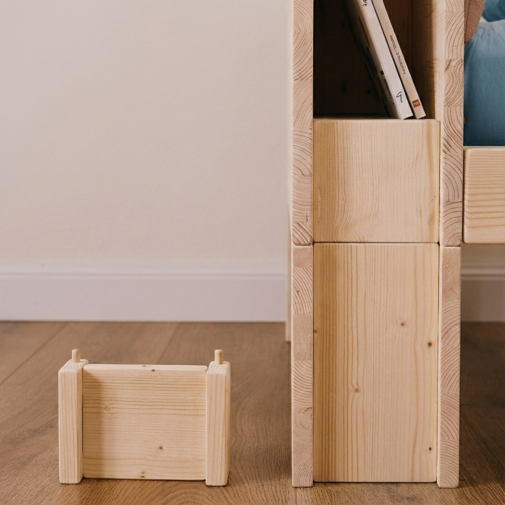 Mitwachsendes Bettfüße-Set