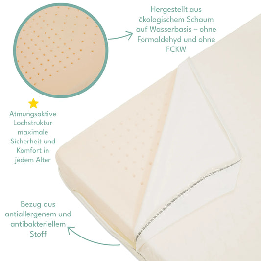 Mitwachsende Kindermatratze zero+ Flip