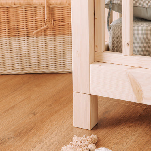 kit piedini per rialzare da terra letto montessoriano zero+