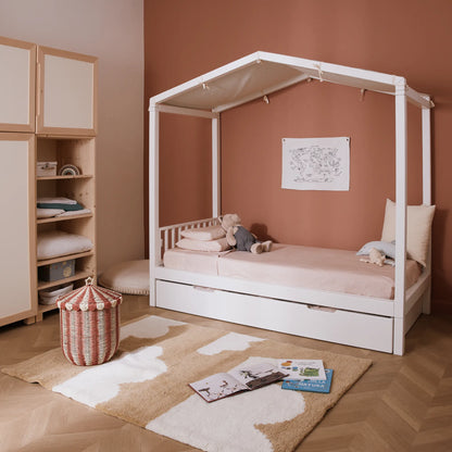 Mitwachsendes Bett zero+ Dream – Hausbett Kinder bio paint