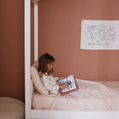 Mitwachsendes Bett zero+ Dream – Hausbett Kinder bio paint