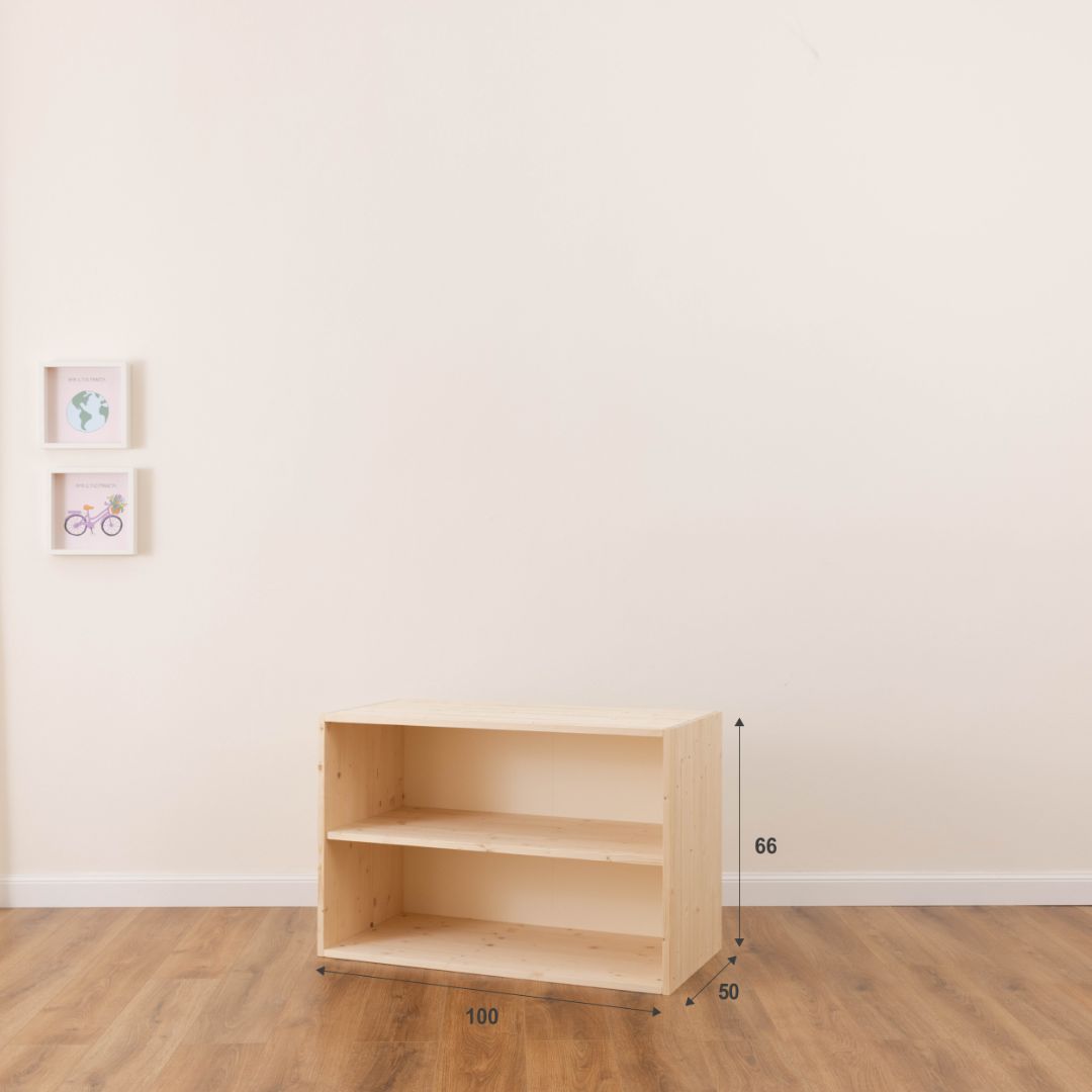 Mobiletto porta giochi Montessori