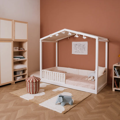 Mitwachsendes Bett zero+ Dream – Hausbett Kinder bio paint