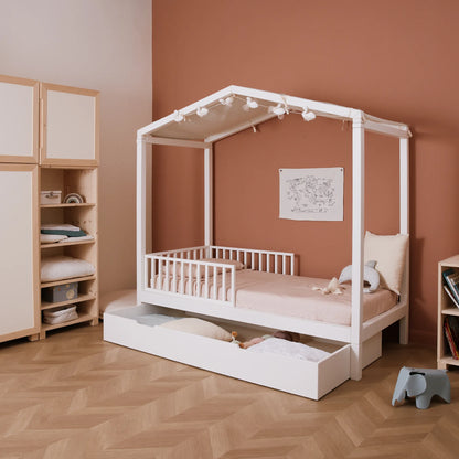 Mitwachsendes Bett zero+ Dream – Hausbett Kinder bio paint