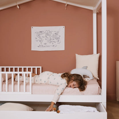 Mitwachsendes Bett zero+ Dream – Hausbett Kinder bio paint