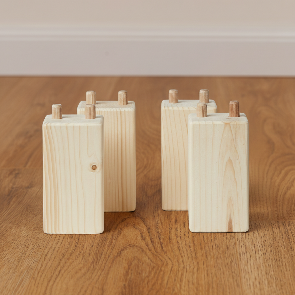 Bettfüße-Set "11 cm Höhe" für das Mitwachsendes Bett zero+