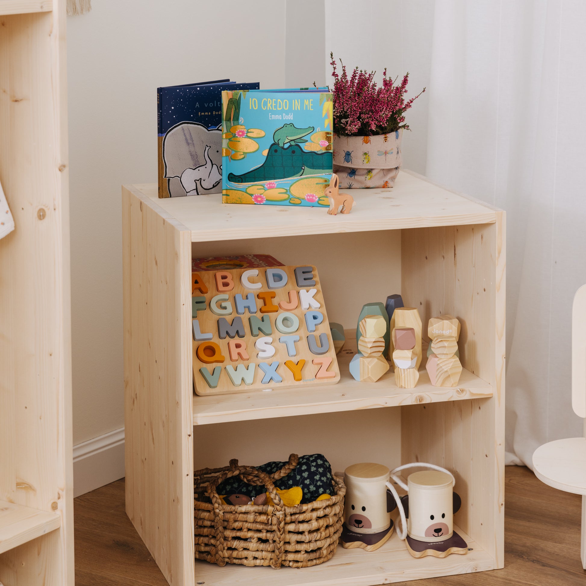 Contenitore per giochi Montessori