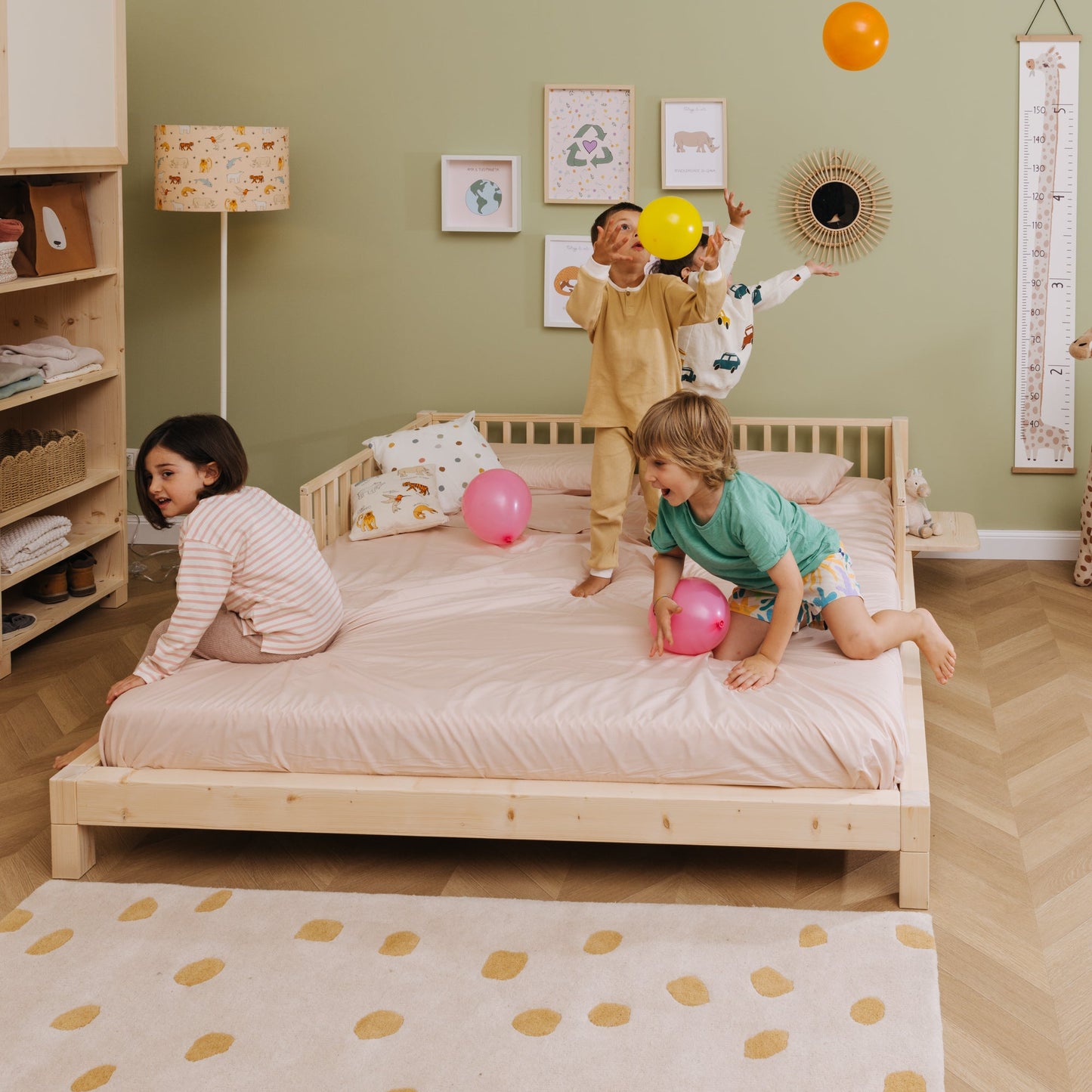 Mitwachsendes Familien-Doppelbett zero+ Family