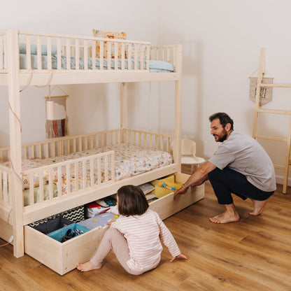 Mitwachsendes Etagenbett zero+ Duo