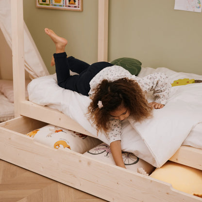 Deckenbezug-Set in Uni-Farbe