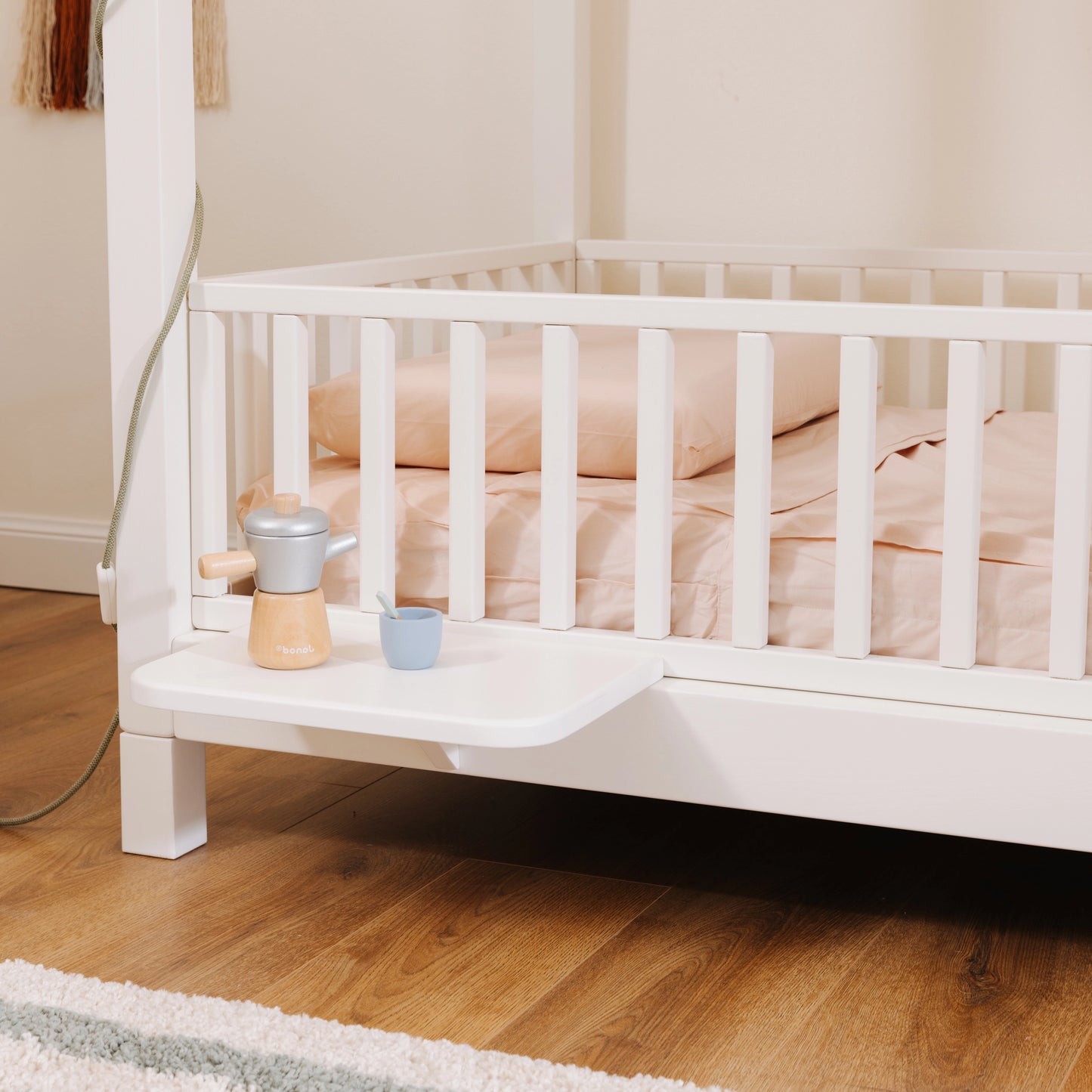Comodino bio paint per letto evolutivo zero+