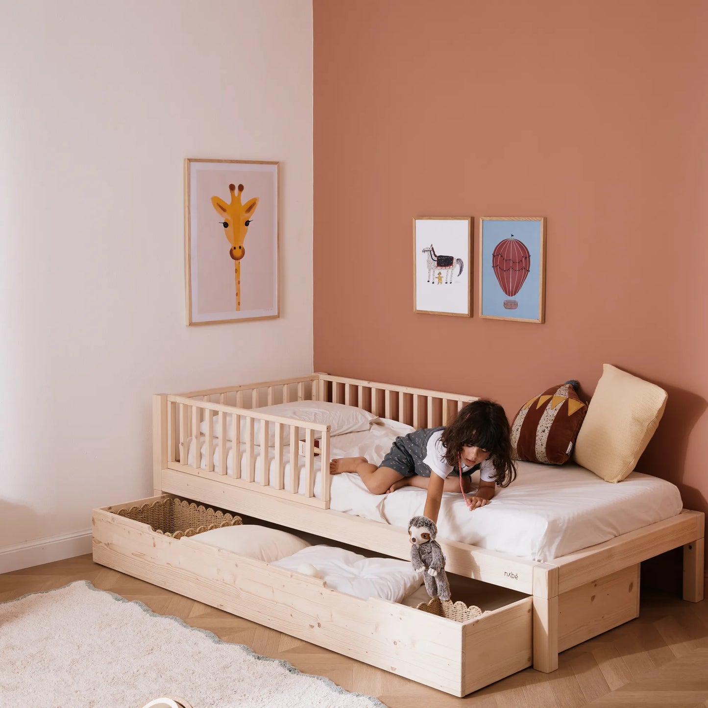 Mitwachsendes Bettfüße-Set