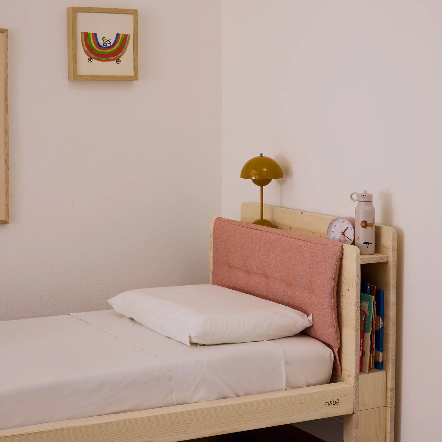 Mitwachsendes Kinderbett mit Stauraum-Kopfteil zero+ Fun