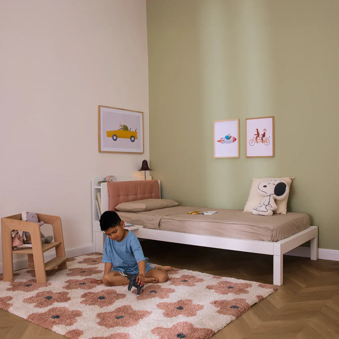 Bettfüße-Set "23 cm Höhe" bio paint für das Mitwachsendes Bett zero+