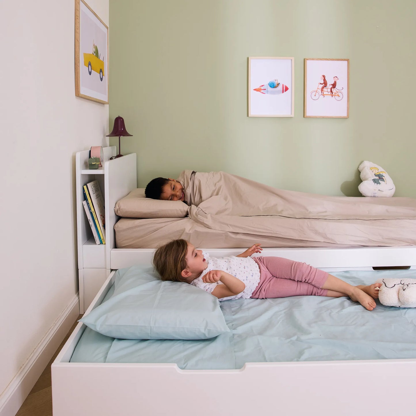 Deckenbezug-Set in Uni-Farbe