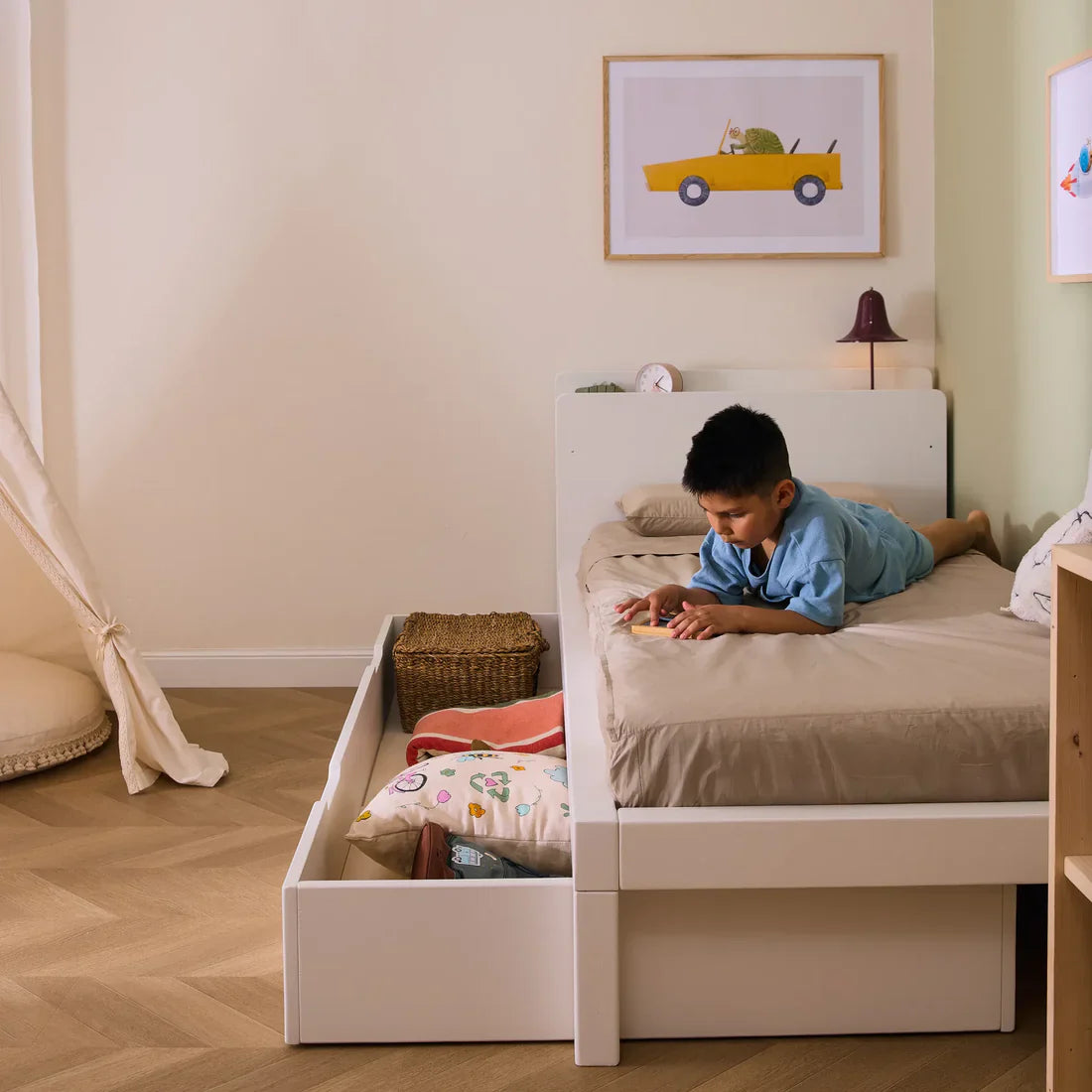 Bettfüße-Set "23 cm Höhe" bio paint für das Mitwachsendes Bett zero+