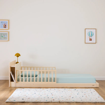 Mitwachsendes Kinderbett mit Stauraum-Kopfteil zero+ Fun