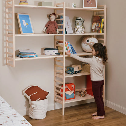 Mitwachsendes Bücherregal für Kinder EverGrow