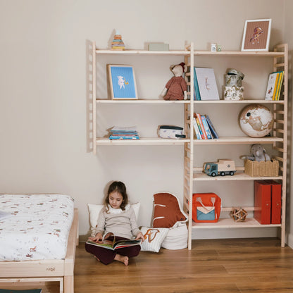 Mitwachsendes Bücherregal für Kinder EverGrow