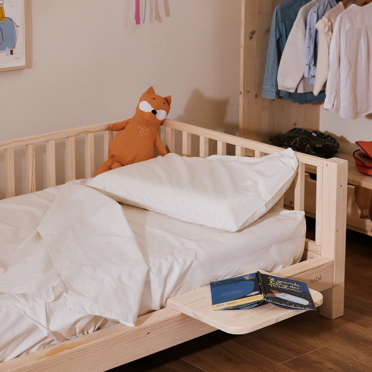 Mitwachsendes Montessori Bett zero+ Earth