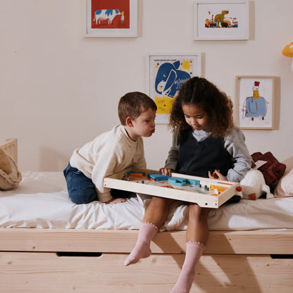 Mitwachsendes Montessori Bett zero+ Earth
