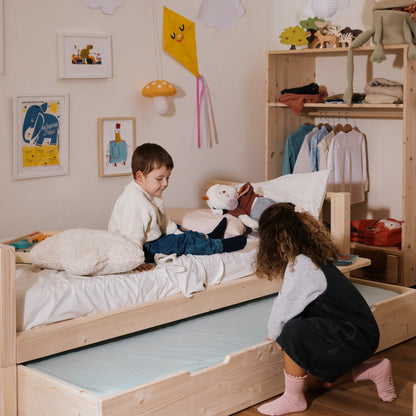 Mitwachsendes Montessori Bett zero+ Earth