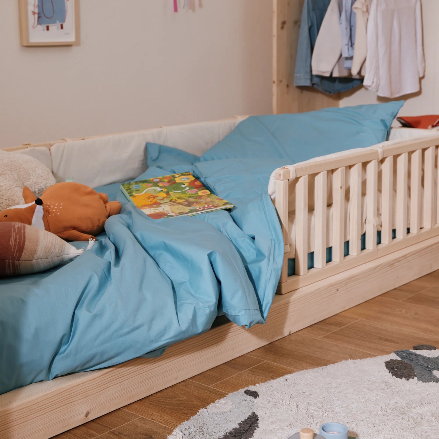 Mitwachsendes Montessori Bett zero+ Earth