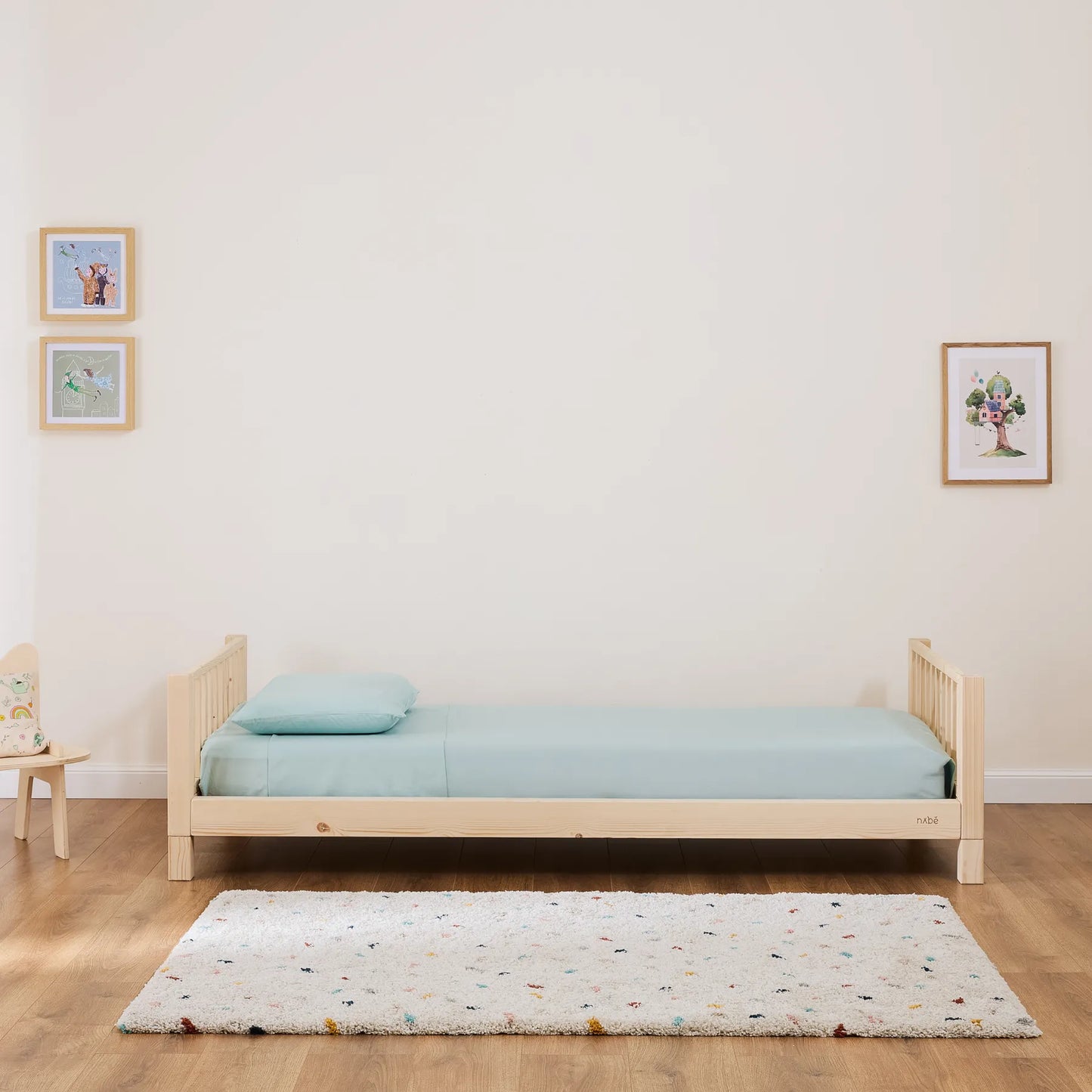 Mitwachsendes Montessori Bett zero+ Earth
