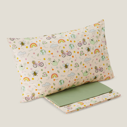 Bettwäsche-Set – Liebe deinen Planeten