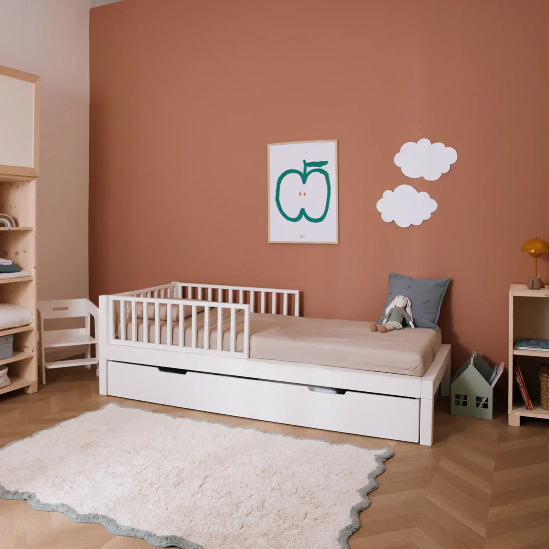 Bettfüße-Set "23 cm Höhe" bio paint für das Mitwachsendes Bett zero+